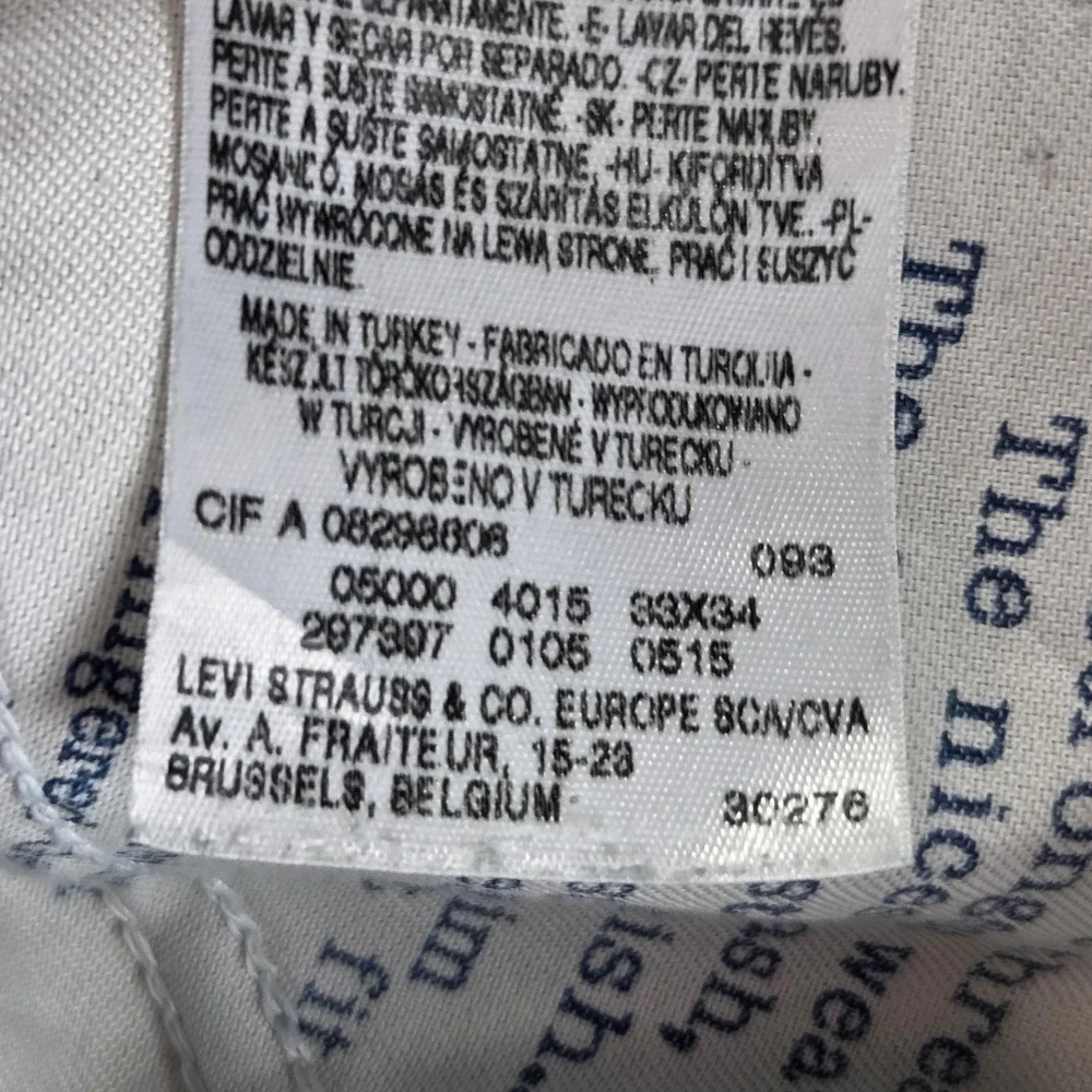 Vintage Levis Engineered Jeans Mens 33x34 Blue Star Honeycomb Zip Fly
